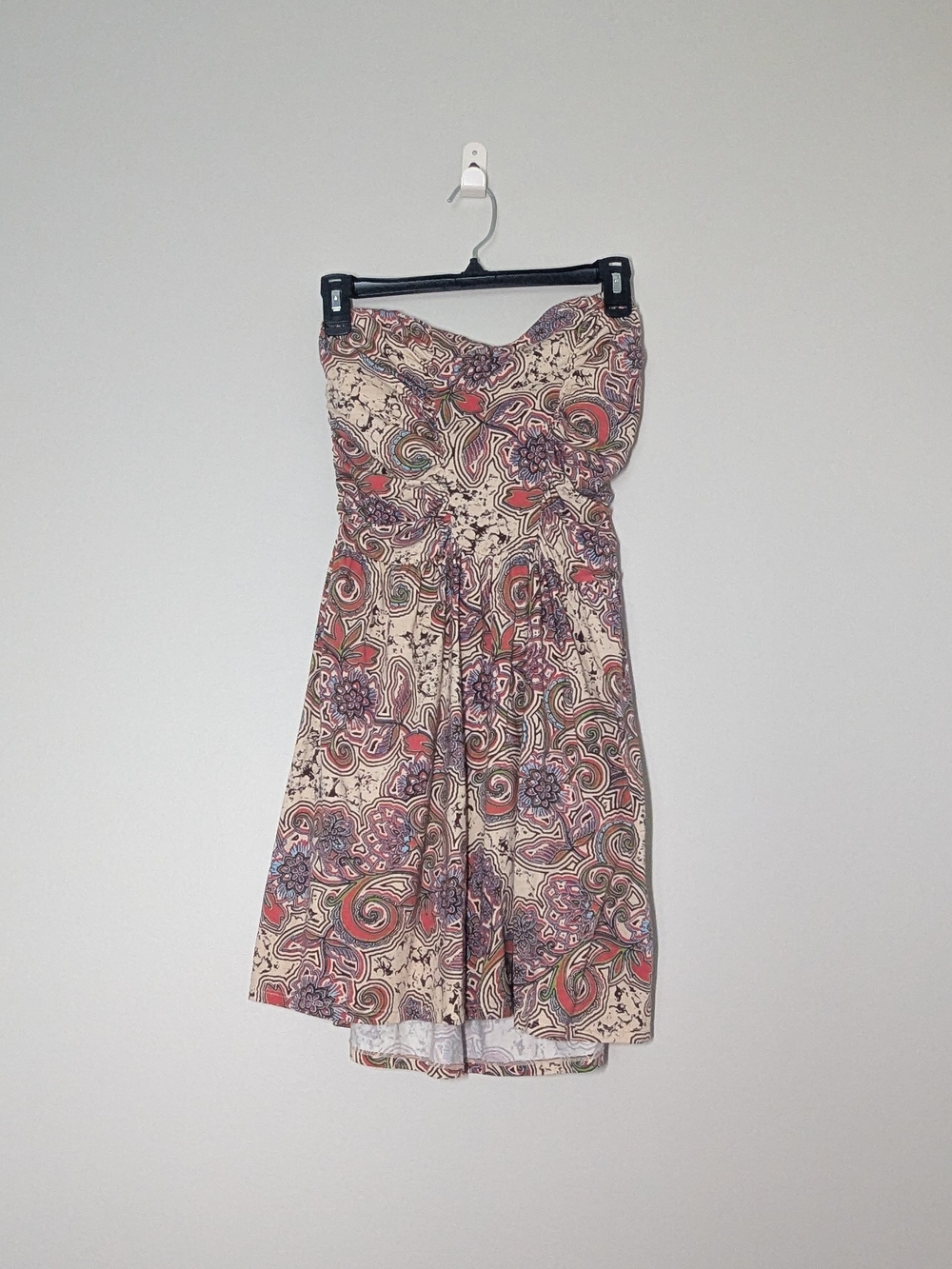 Victoria's Secret Bra Tops Paisley Strapless Mini Dress Medium M Y2K Going Out